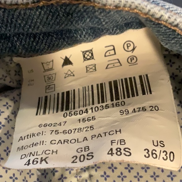 Men's Brax Carola Patch jeans 36/30 - Picture 3 of 8